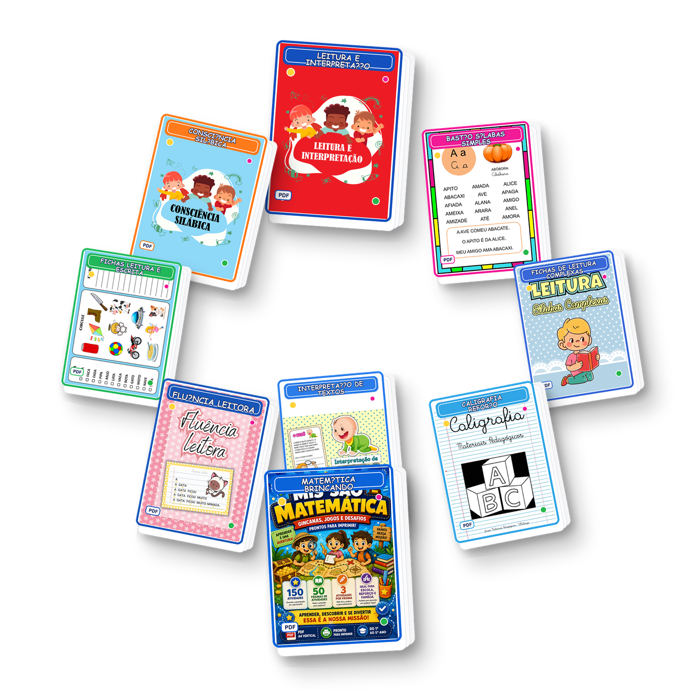 Mockups dos materiais do Plano Completo